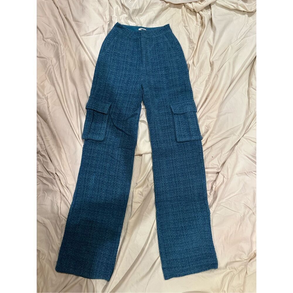 Oh Polly size 0 women’s blue dress pants